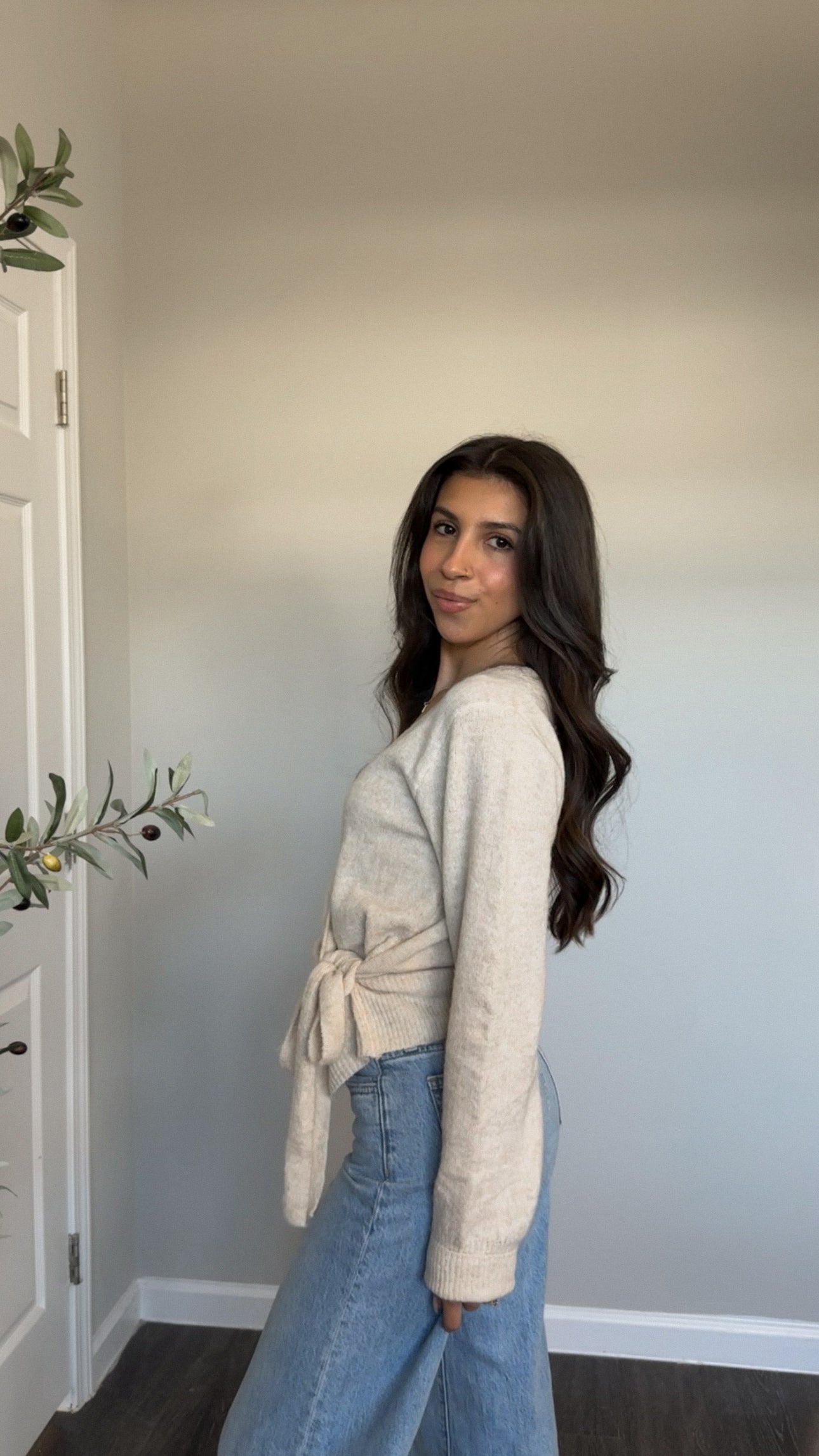 Sundae Tie Sweater (Oatmeal)