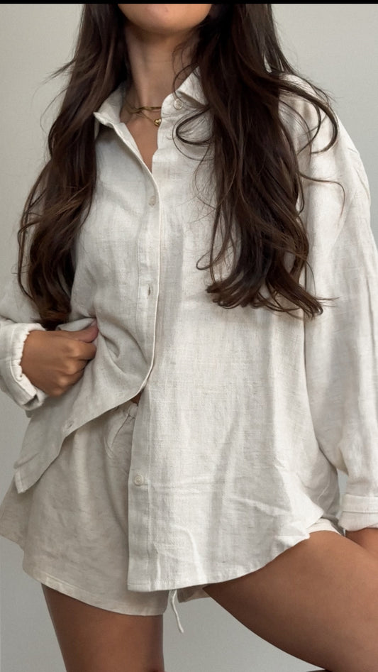 Maeve Linen Button up