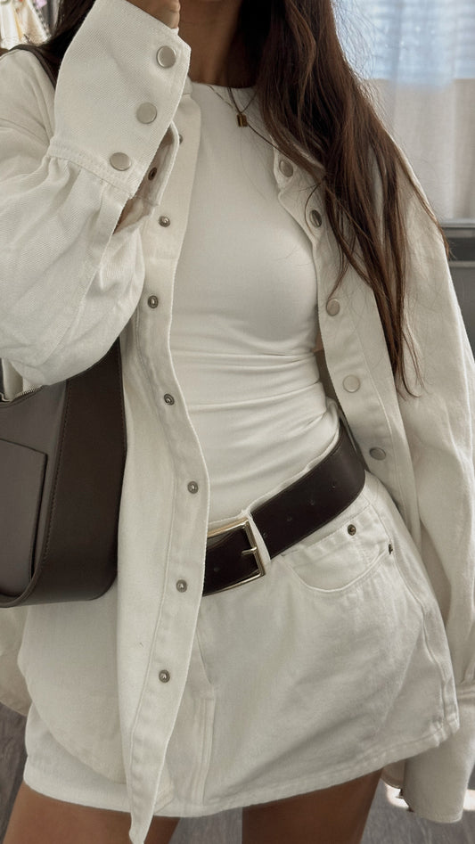 Piper Denim Button up