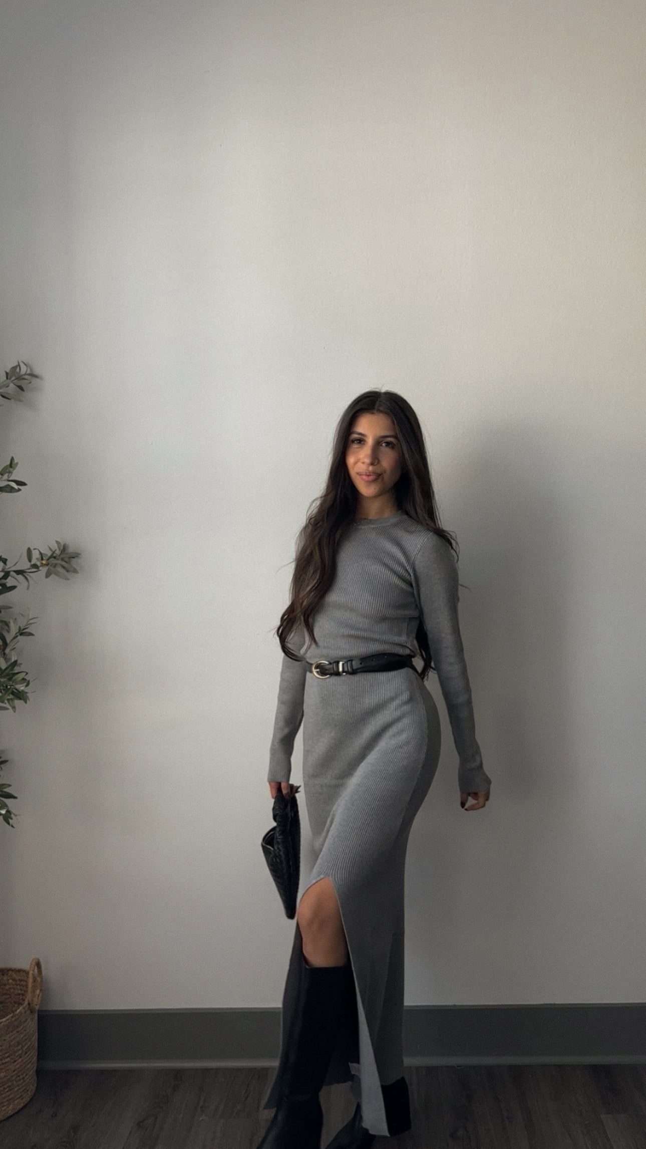 Gray Dress