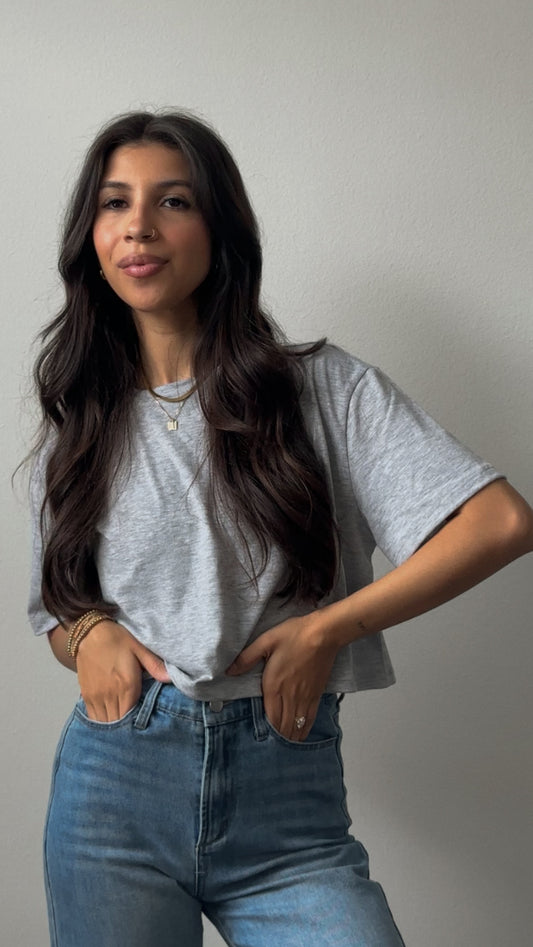 Basic Tee (Heather Grey)