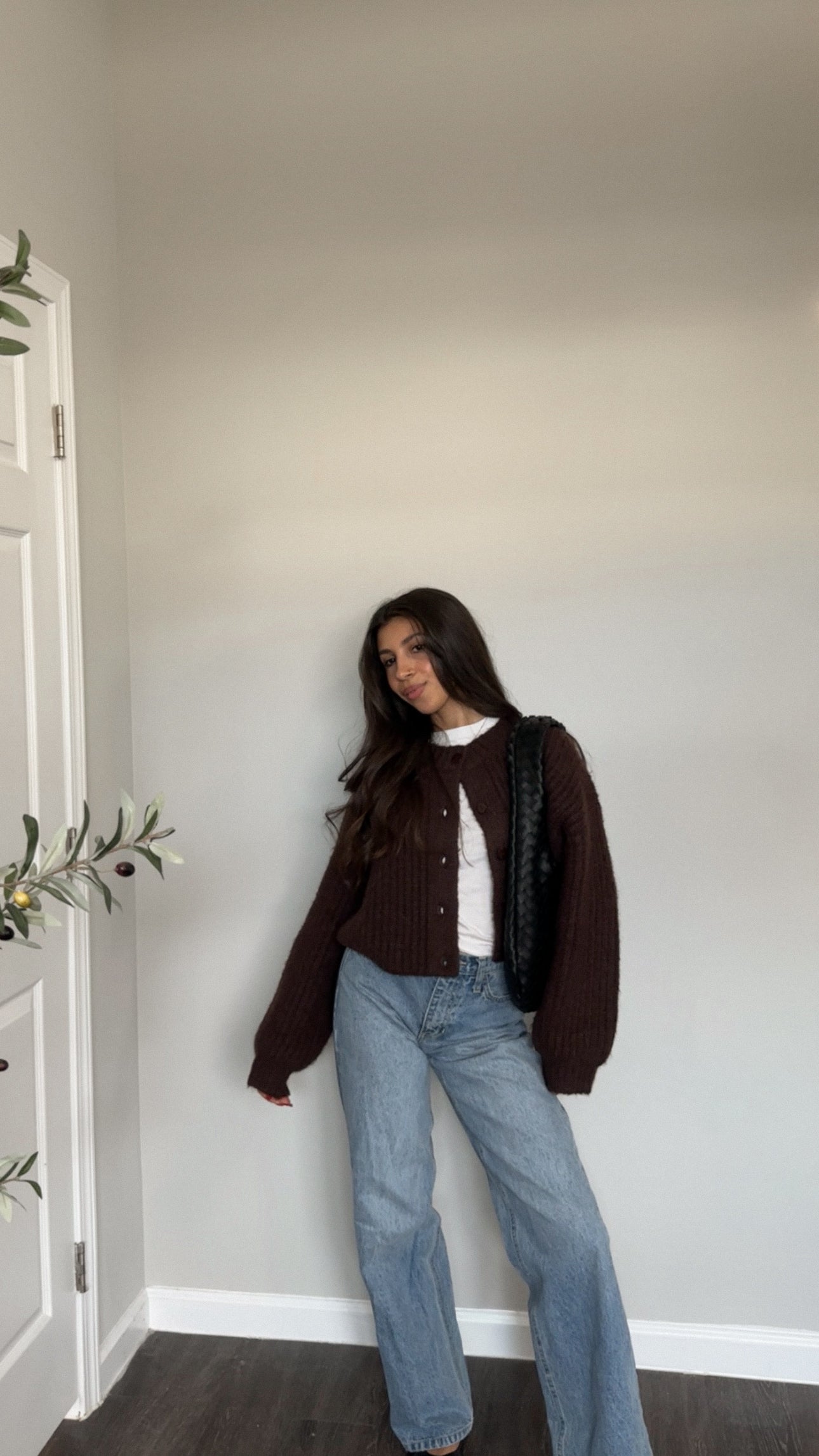 Gabrielle Cardigan (Brown)
