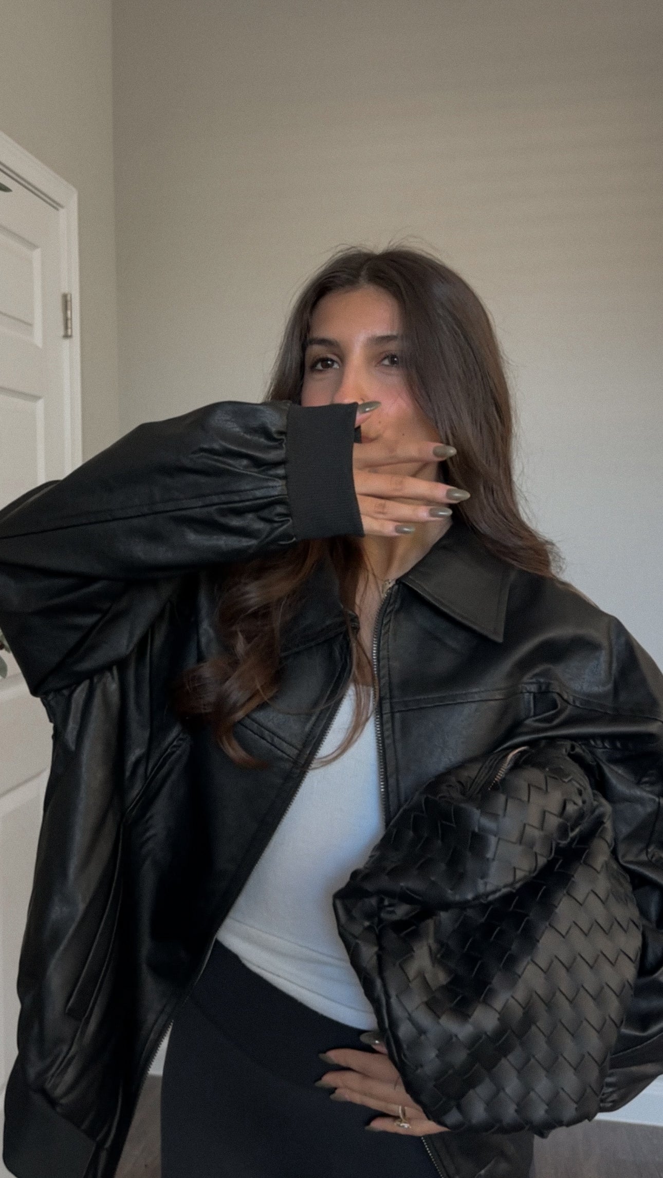 Leighton Leather Jacket (Black)