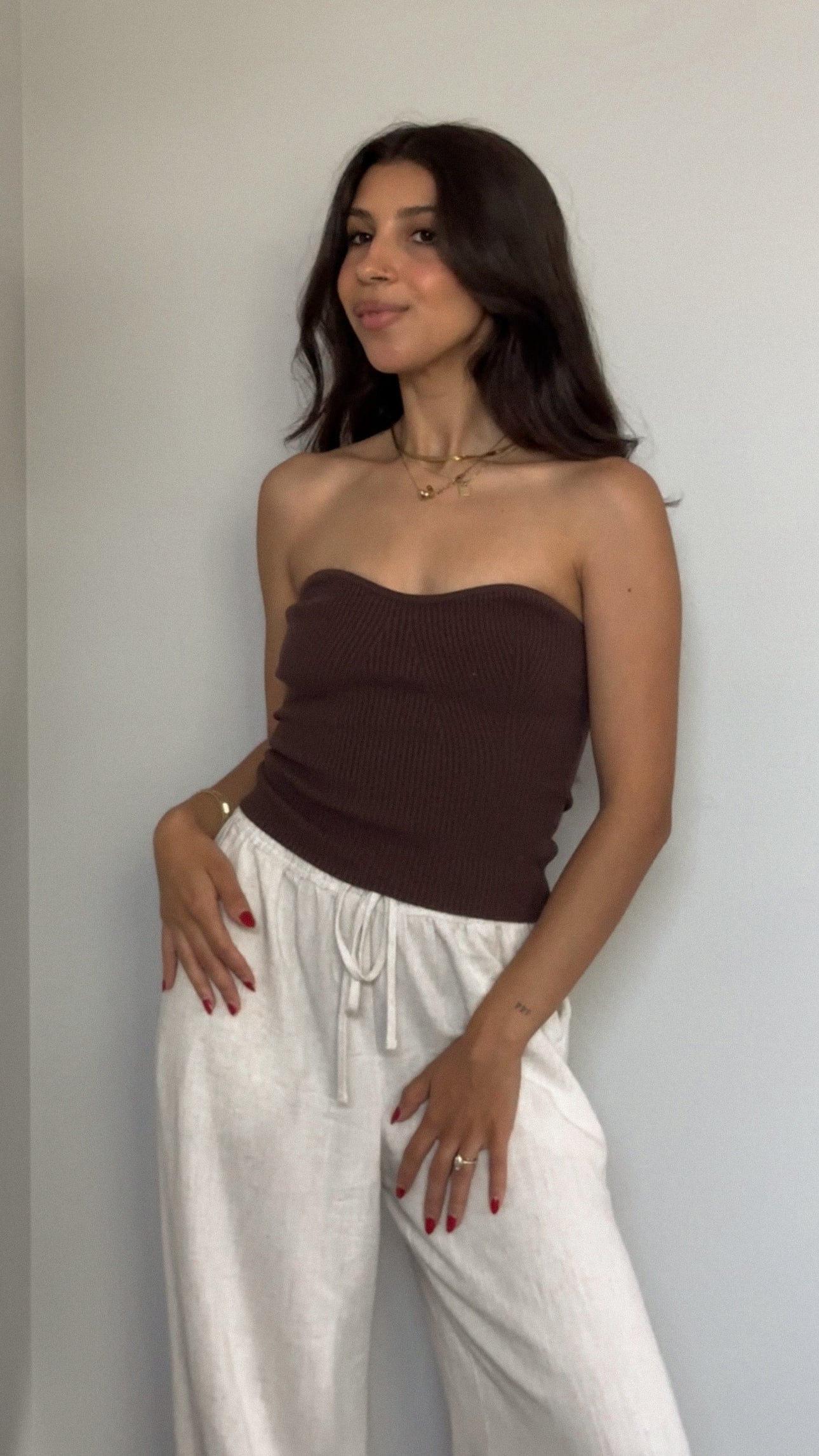 April Tube Top (Chocolate)