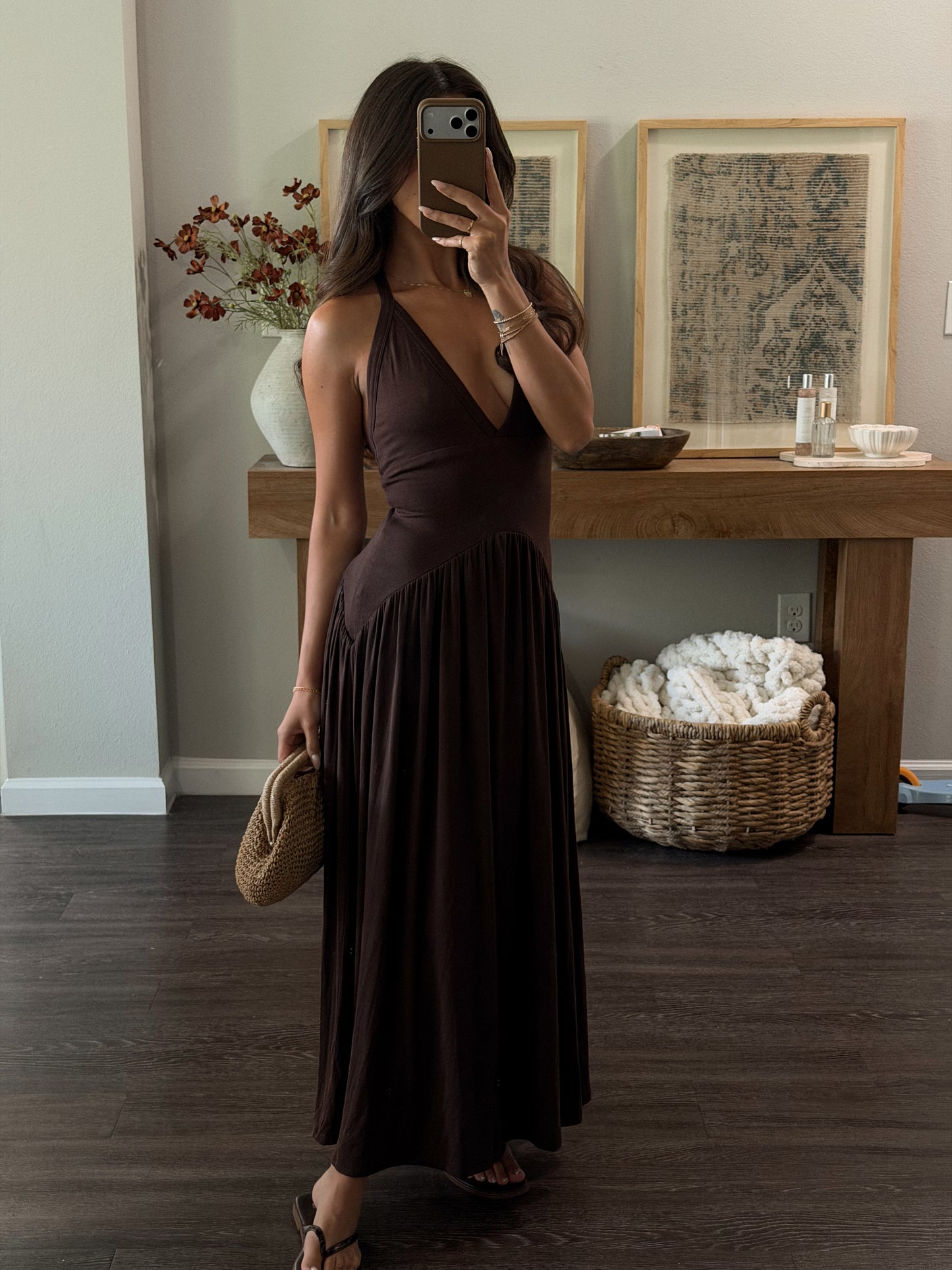 Nina Halter Maxi Dress