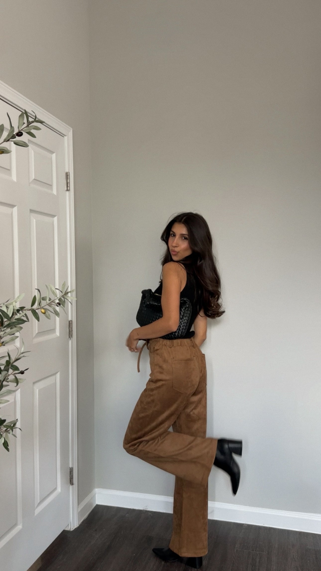 Jackson Faux Suede Pants