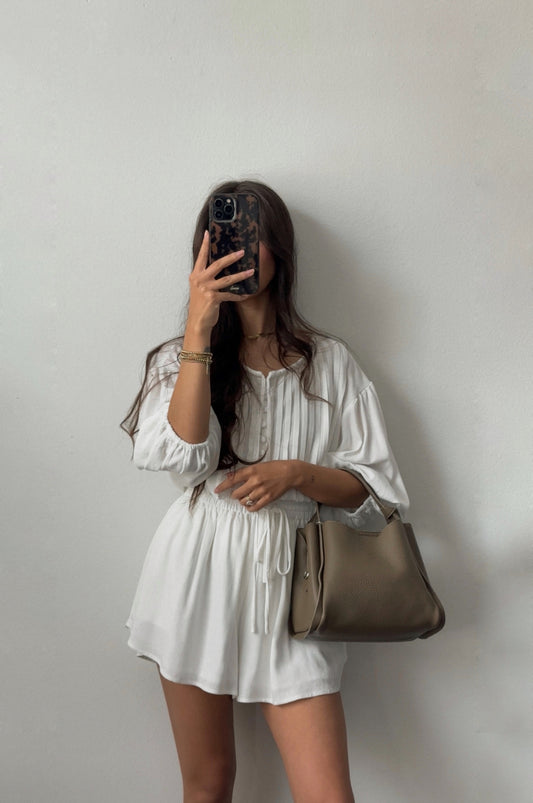 Syke Mini Tote (Taupe)