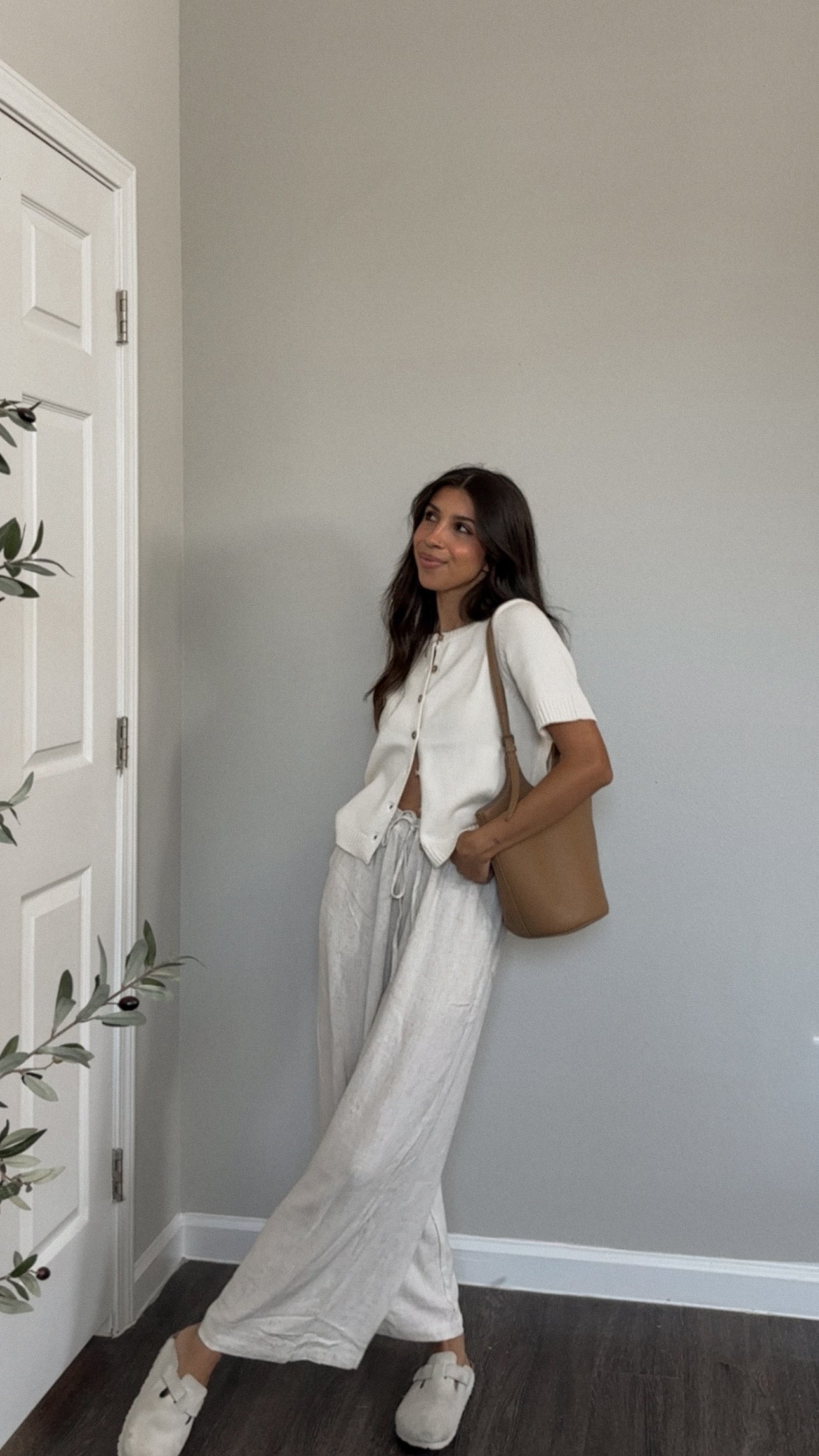 Aubrey Sweater Tee (Cream)