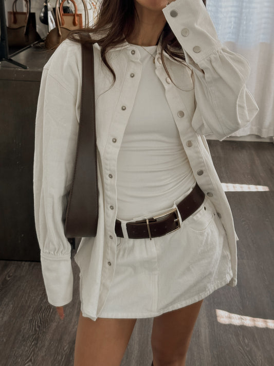 Piper Denim Button up