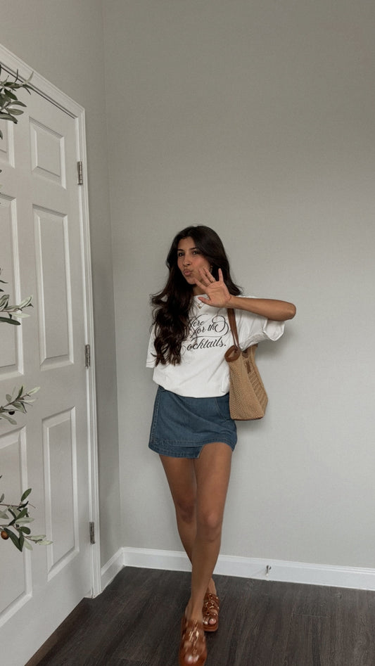 Audrey Denim Skirt