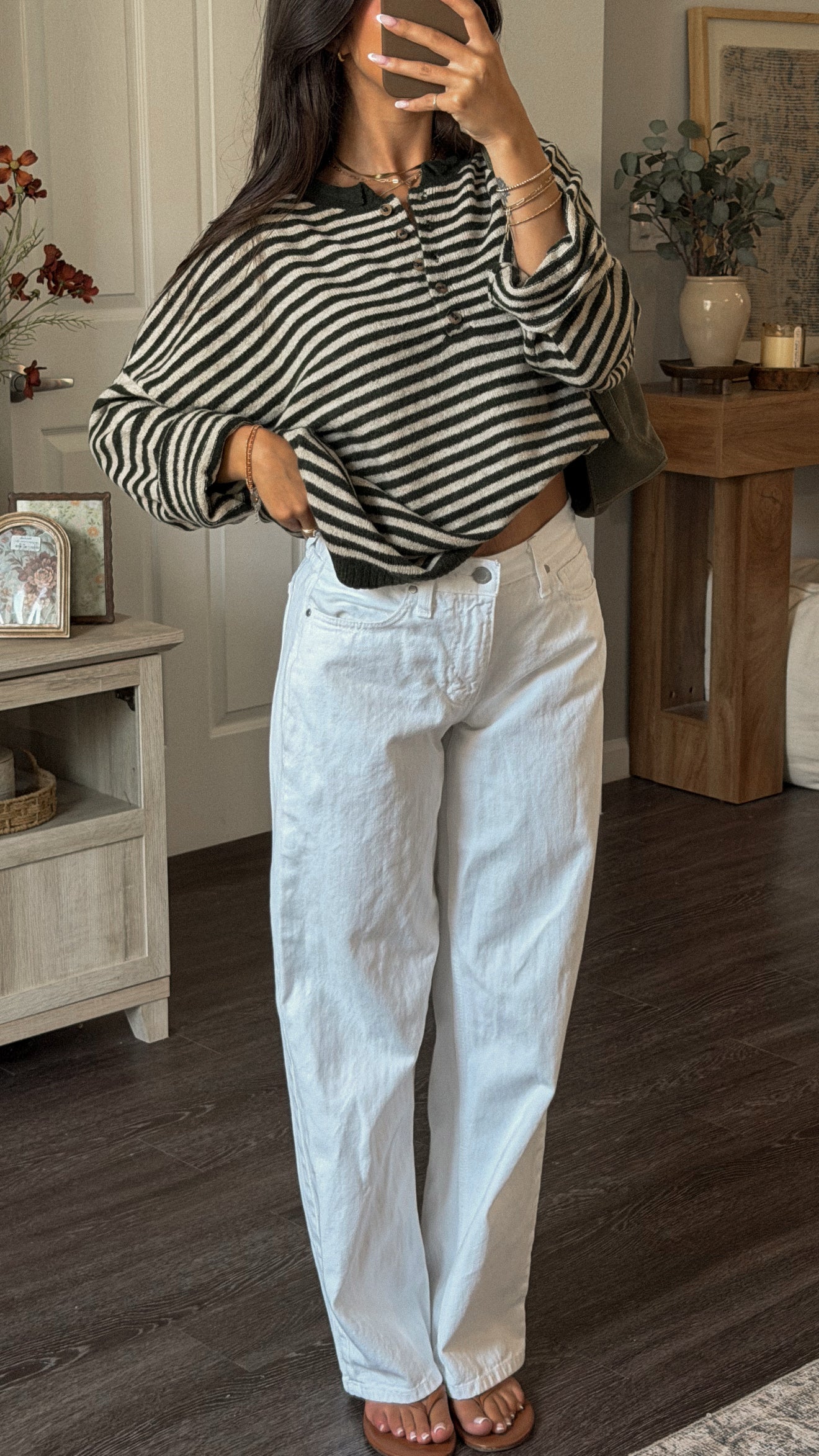 Collin Sweater (Olive Stripe)