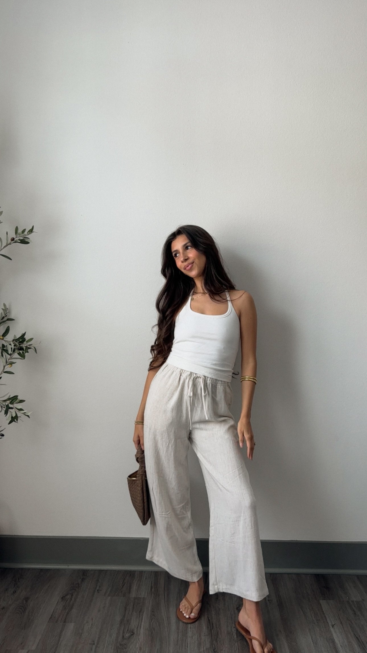 Sunday Linen Pant (OATMEAL)