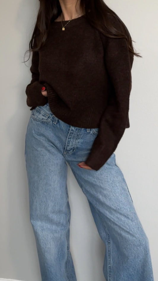 Zoe Sweater (Brown)