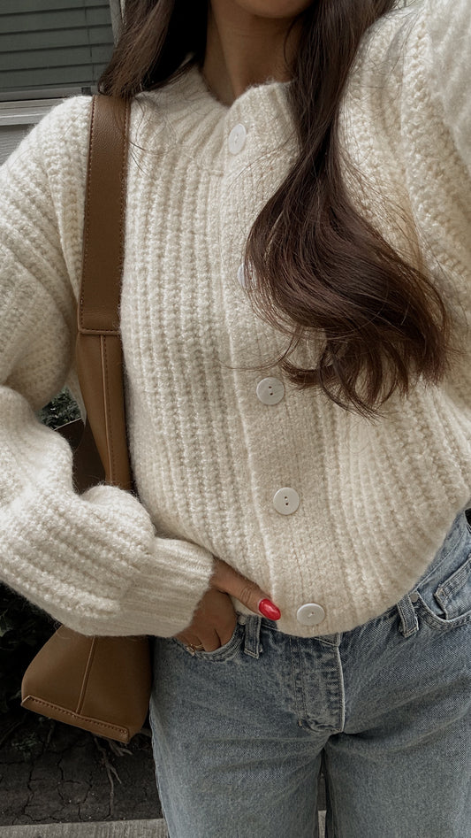 Gabrielle Cardigan (Cream)