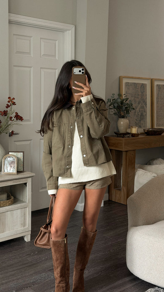 Sawyer Jacket (Olive) *SHIPS 9/14*