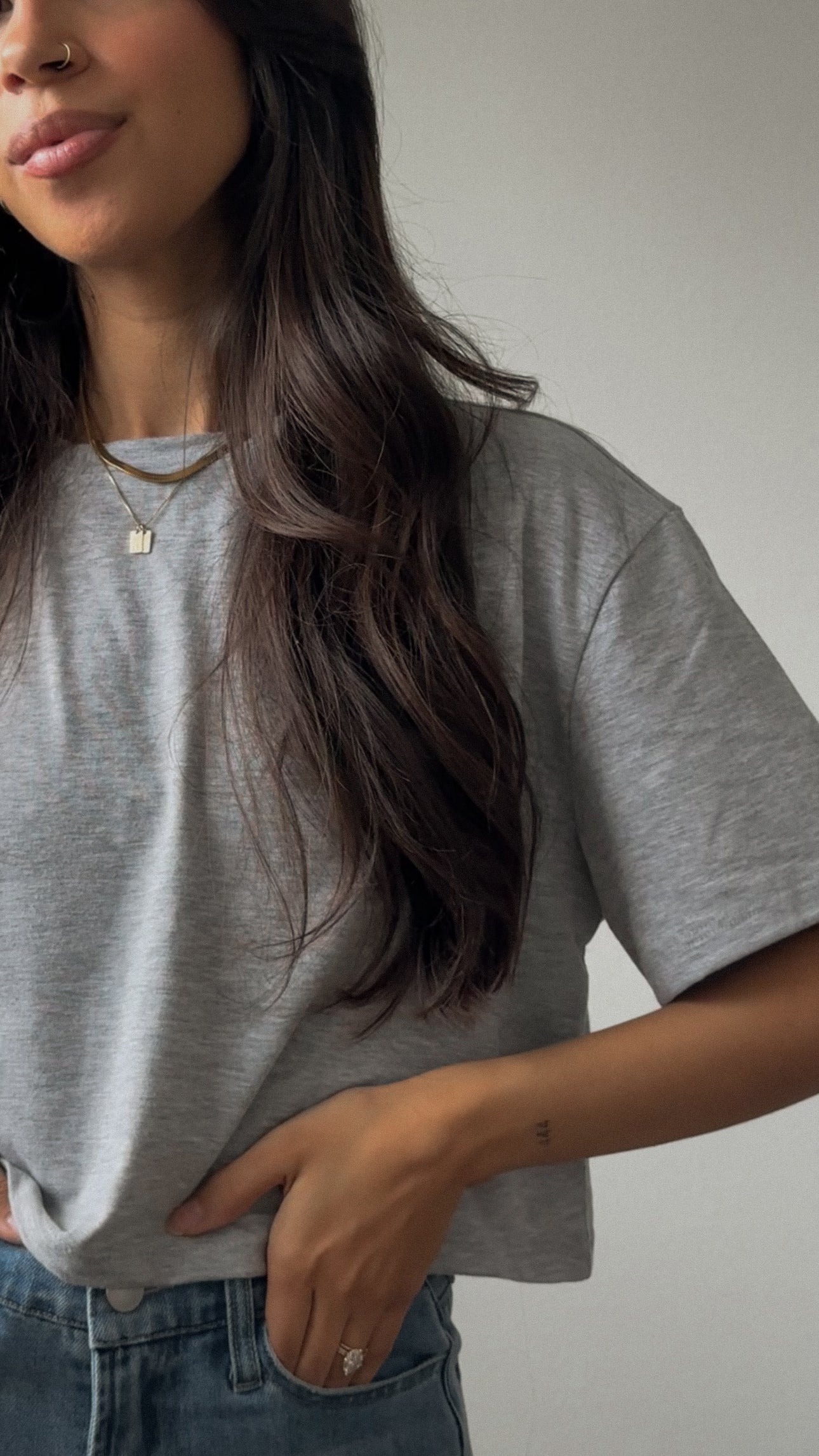 Basic Tee (Heather Grey)