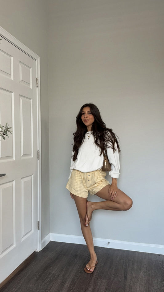 Kaylee Shorts (Yellow)