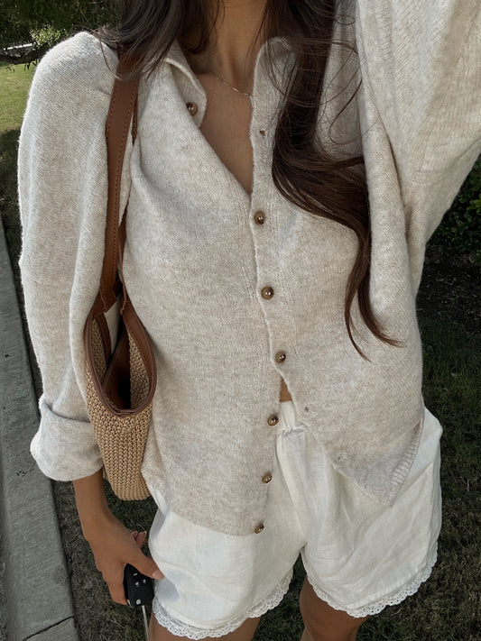 Scarlett Cardigan (Cream)