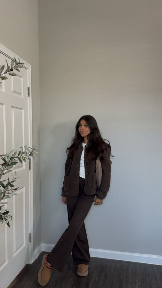 Hudson Knit Pants (Brown)