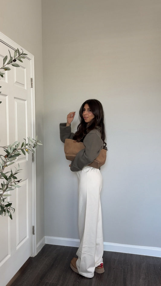 Hudson Knit Pants (Cream)