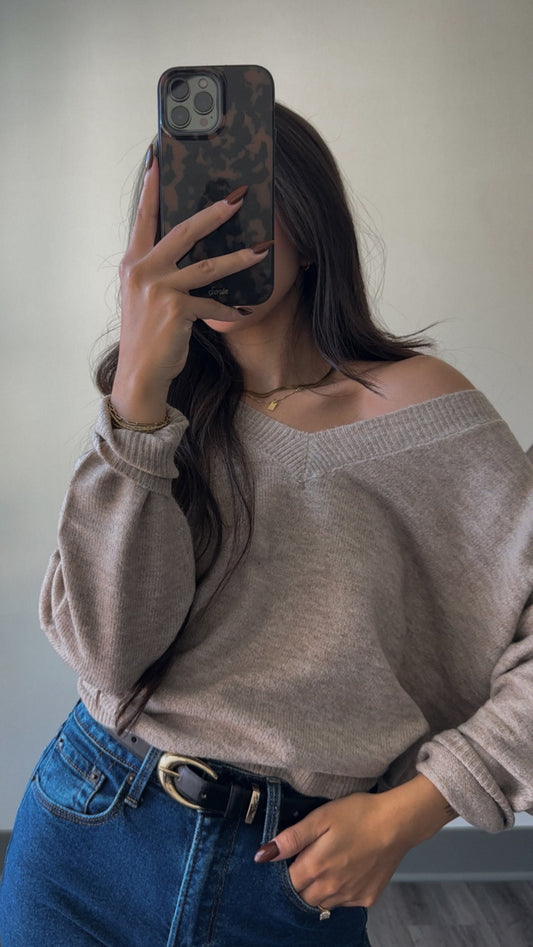 Cash Sweater (Beige)