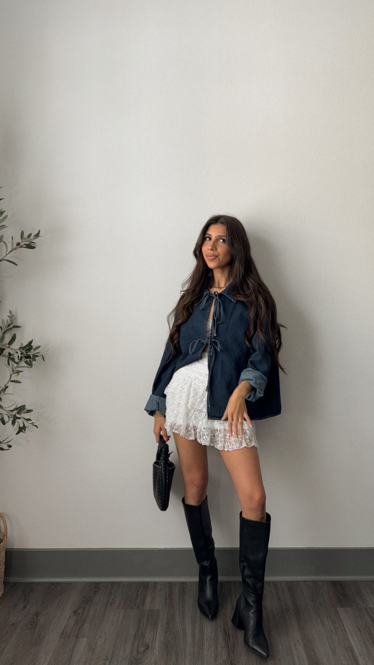Addie Denim Top