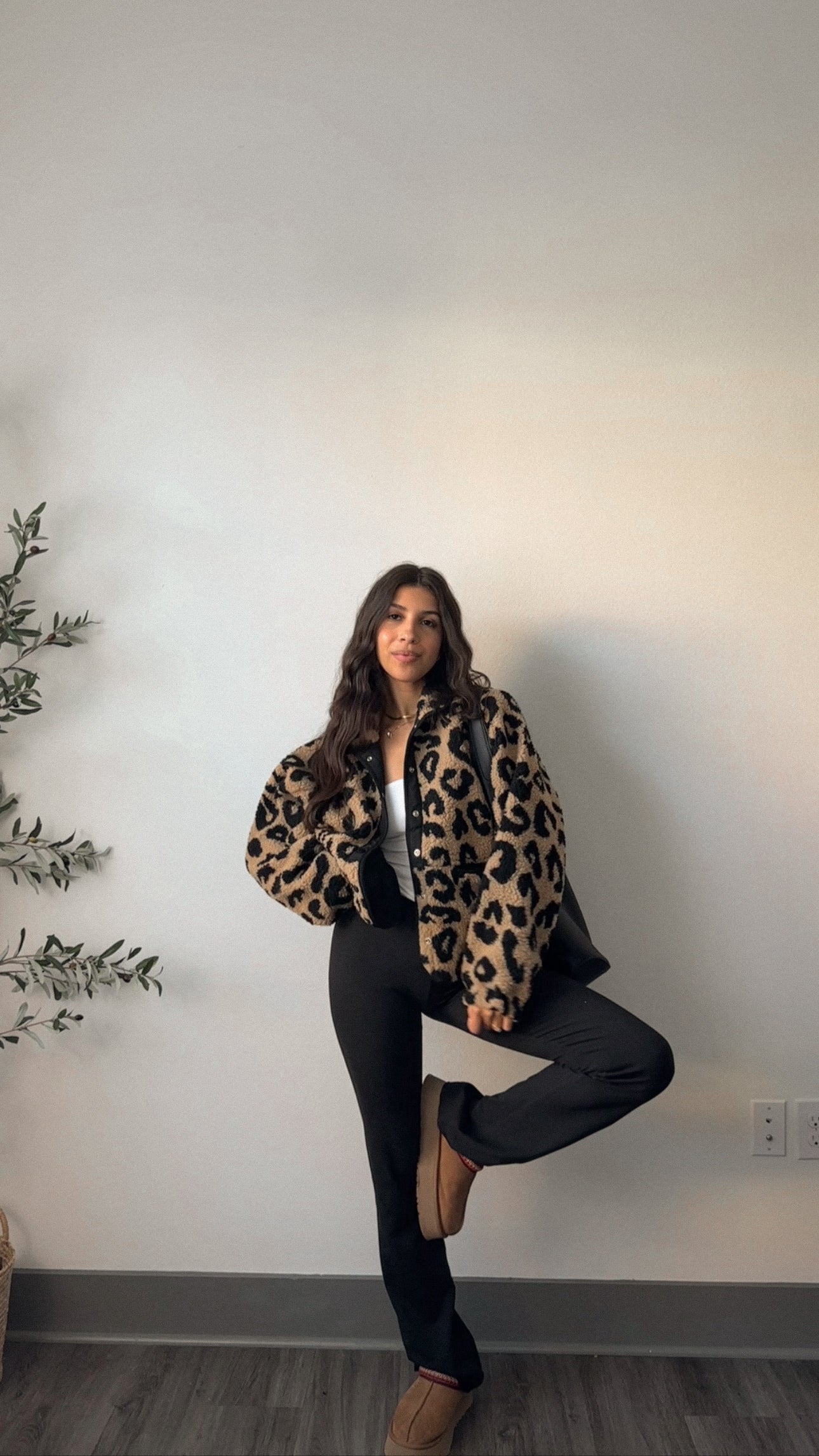 Kaia Leopard Sherpa