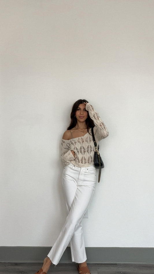 Nova Crochet Sweater - FINAL SALE