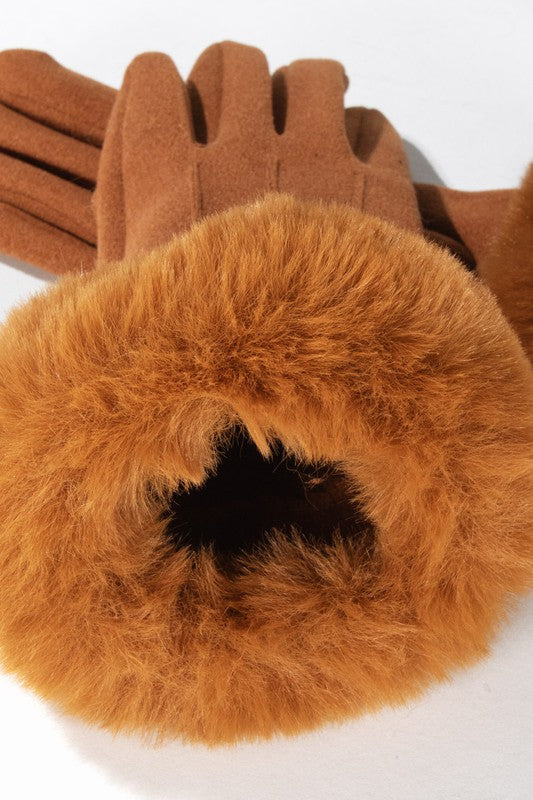 Pin Tuck Gloves-FINAL SALE