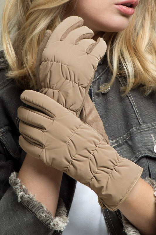 Faux Suede Gloves-FINAL SALE