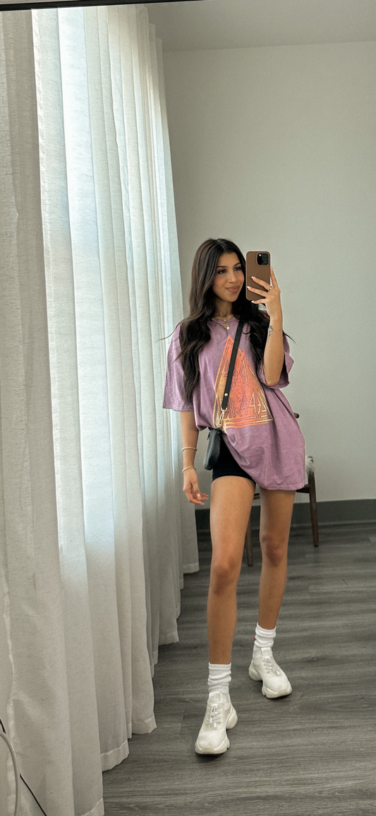 Def Leppard Oversized Graphic Tee- FINAL SALE