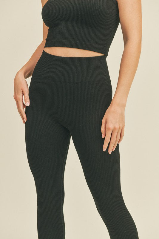 Ribbed leggings- FINAL SALE