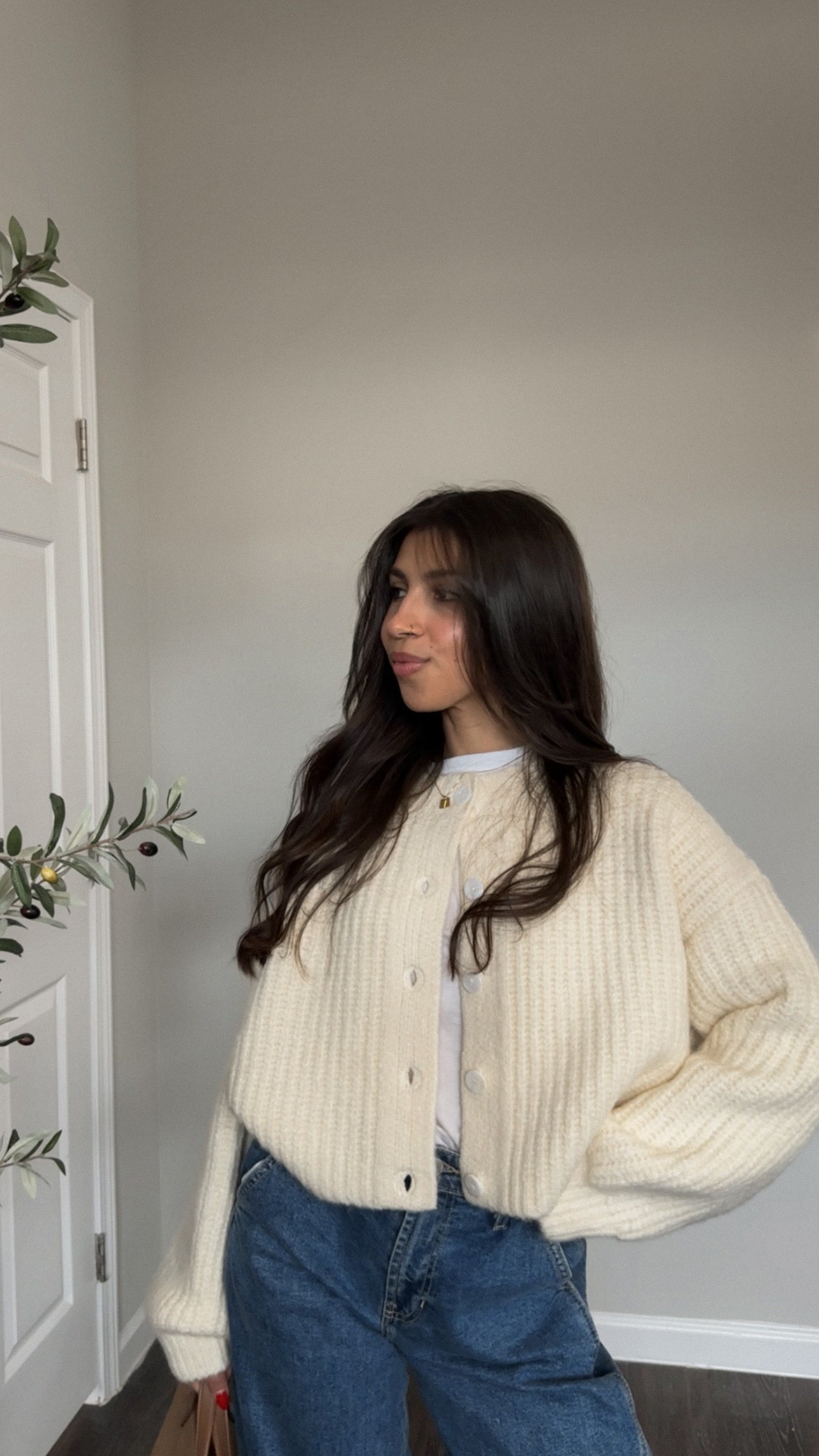 Gabrielle Cardigan (Cream)