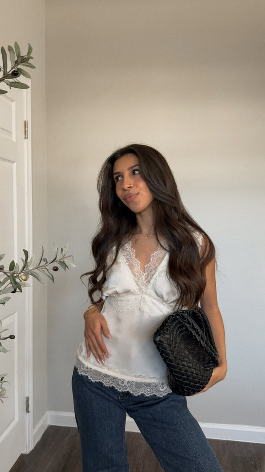 Marcella Satin Top