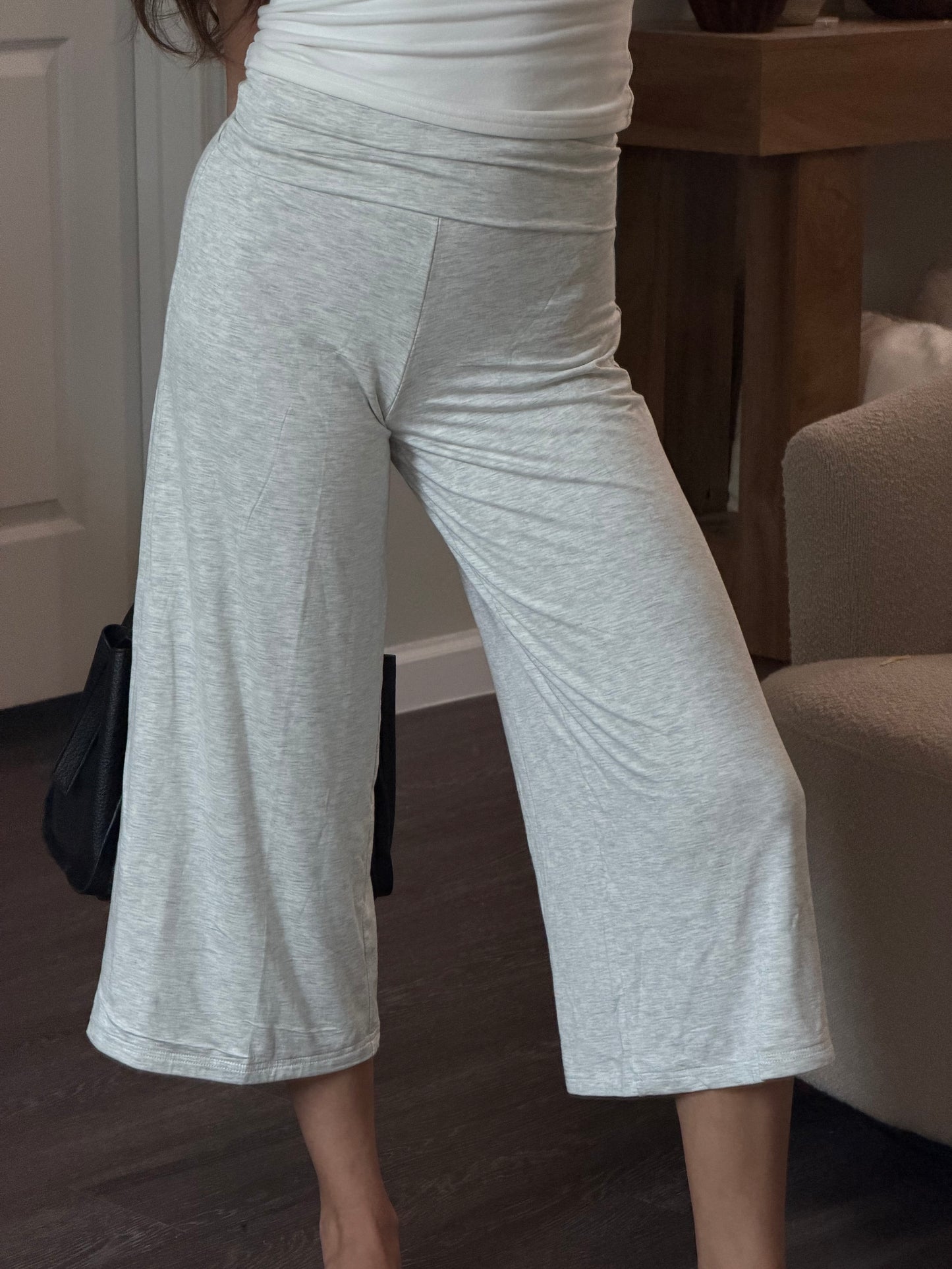 Piper Capris (Light Heather Grey)