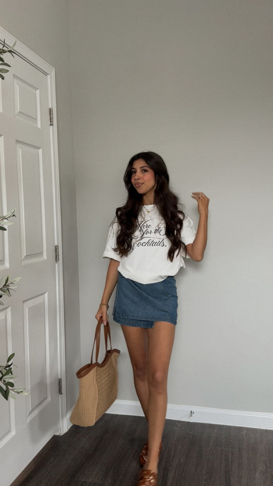 Audrey Denim Skirt