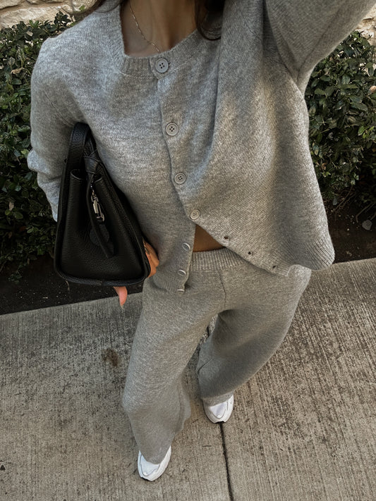 Olly Sweater Pants (Grey) *EST. SHIPS 12/12 OR SOONER*