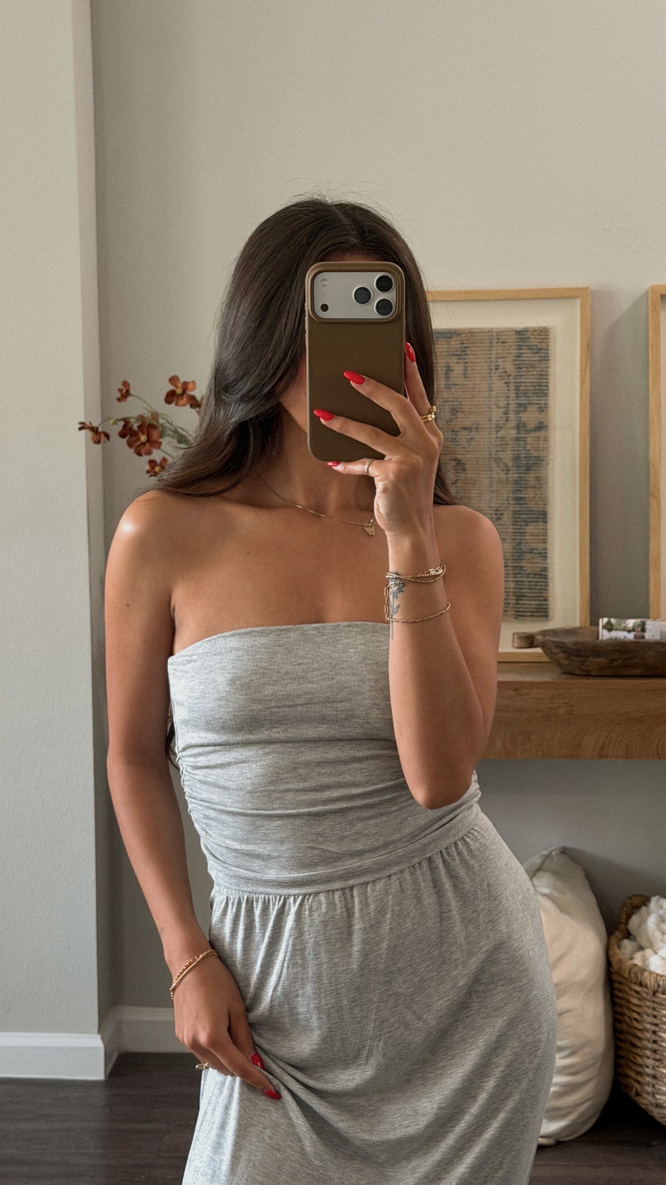 Annie Tube Top (Grey)