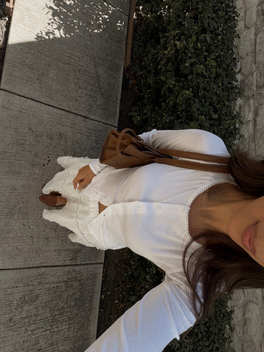 Laina Cardigan (White)