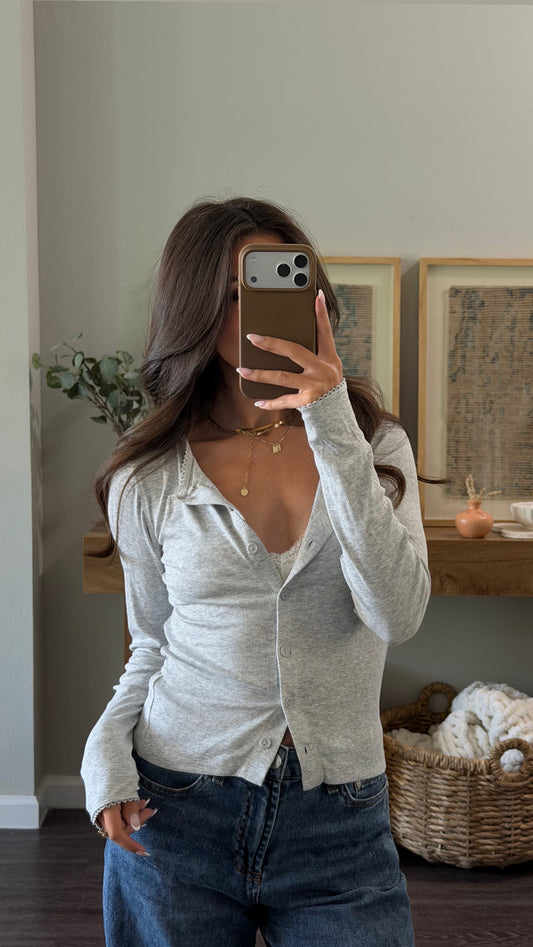 Laina Cardigan (Grey)
