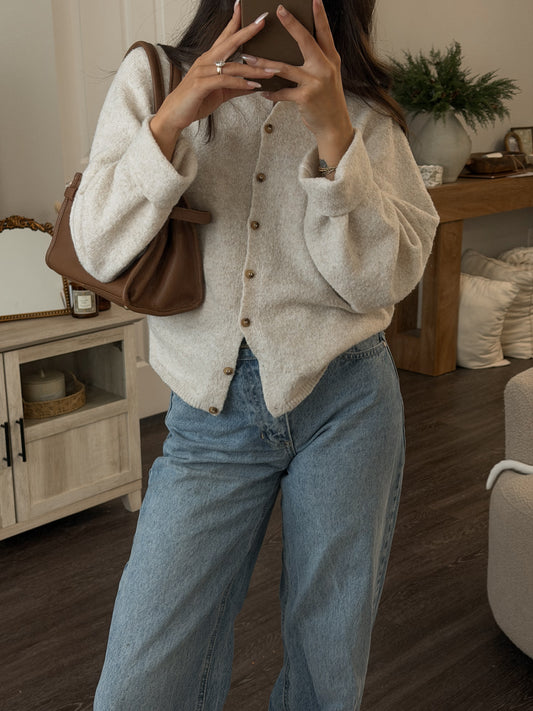 Scarlett Cardigan (Cream)