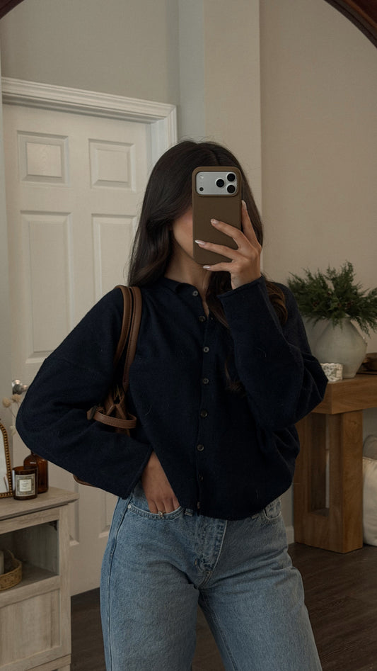 Scarlette Cardigan (Navy)