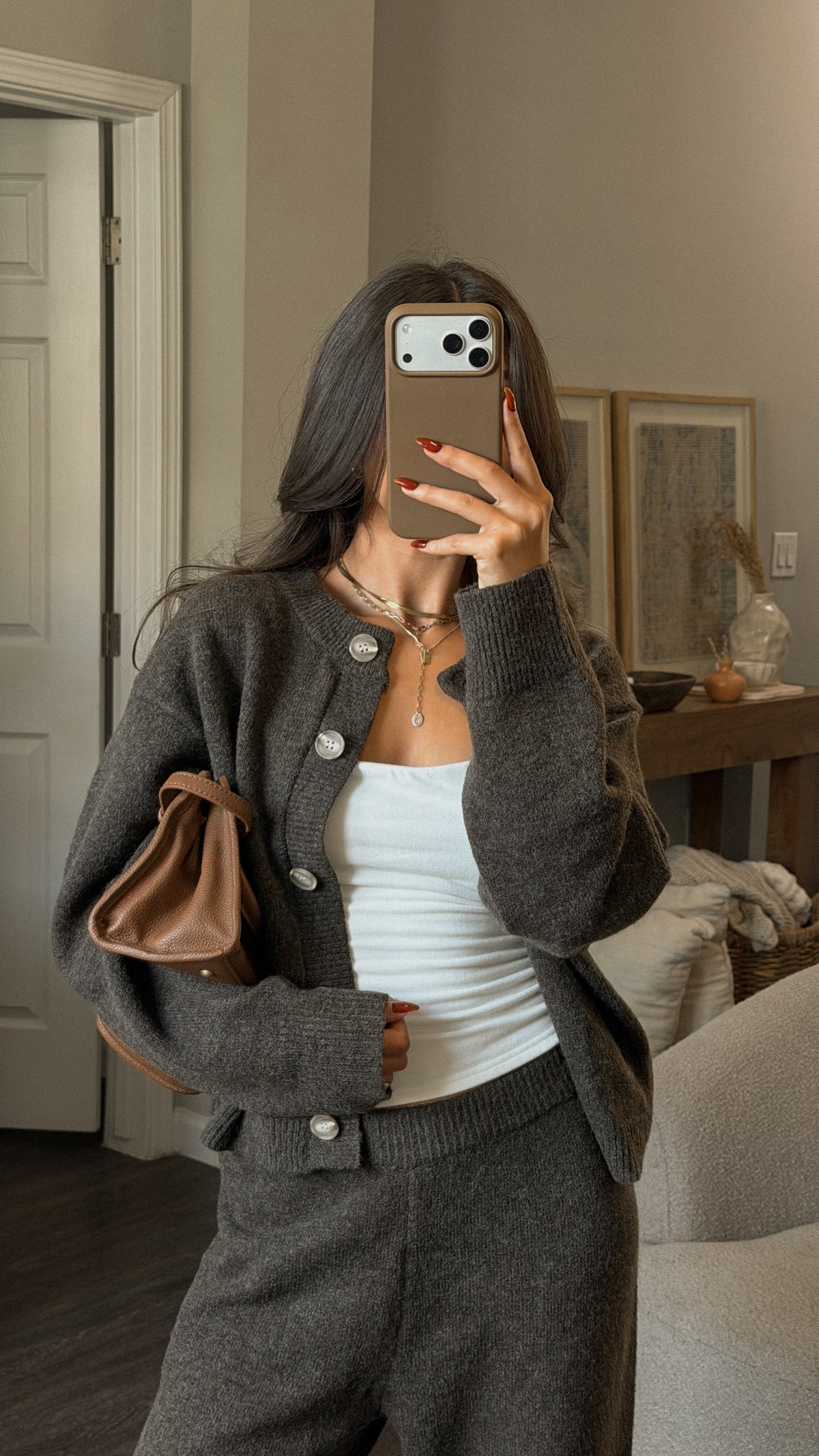 Olsen Cardigan (Brown)