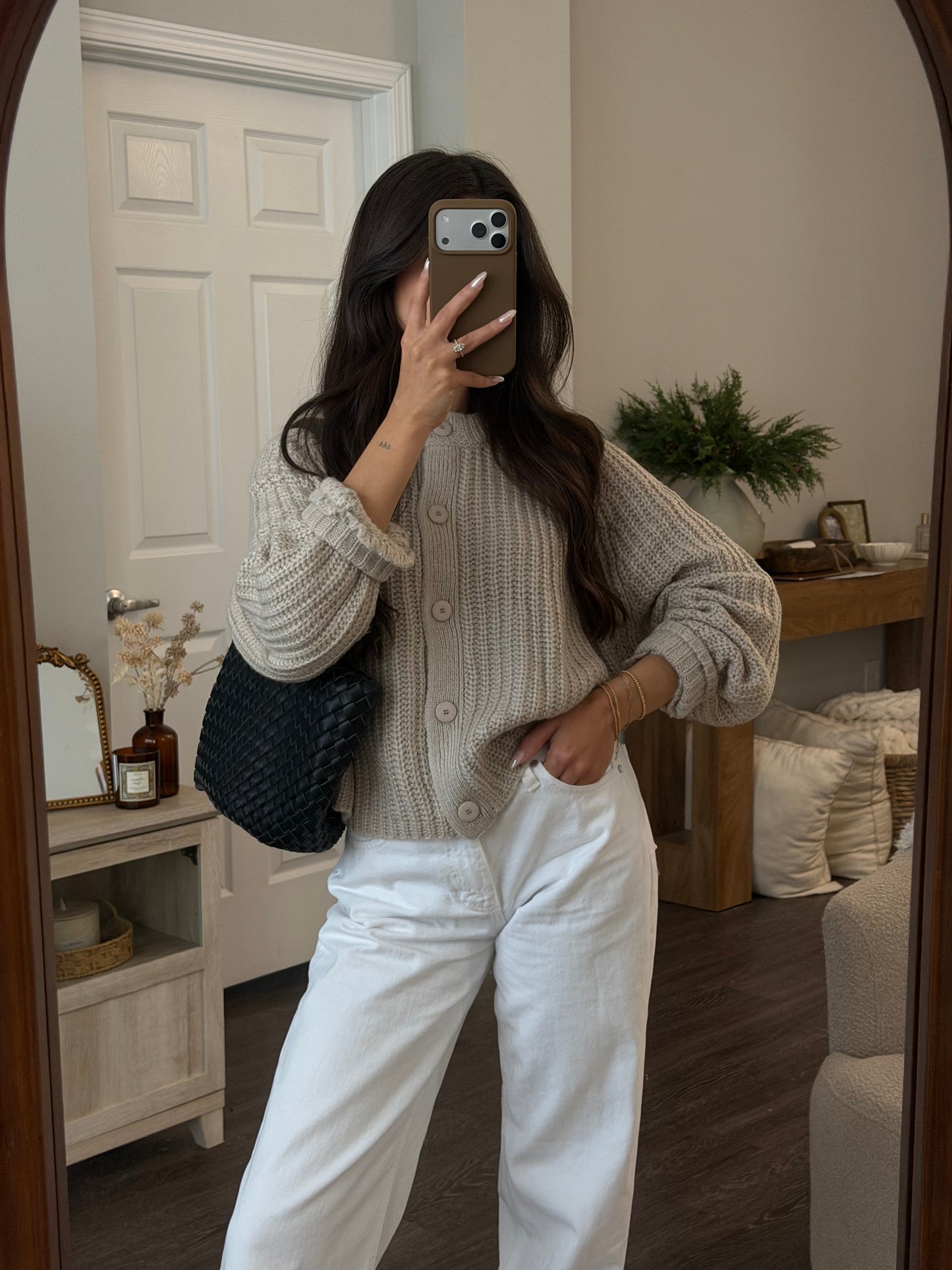 Joans Cardigan (Oatmeal)