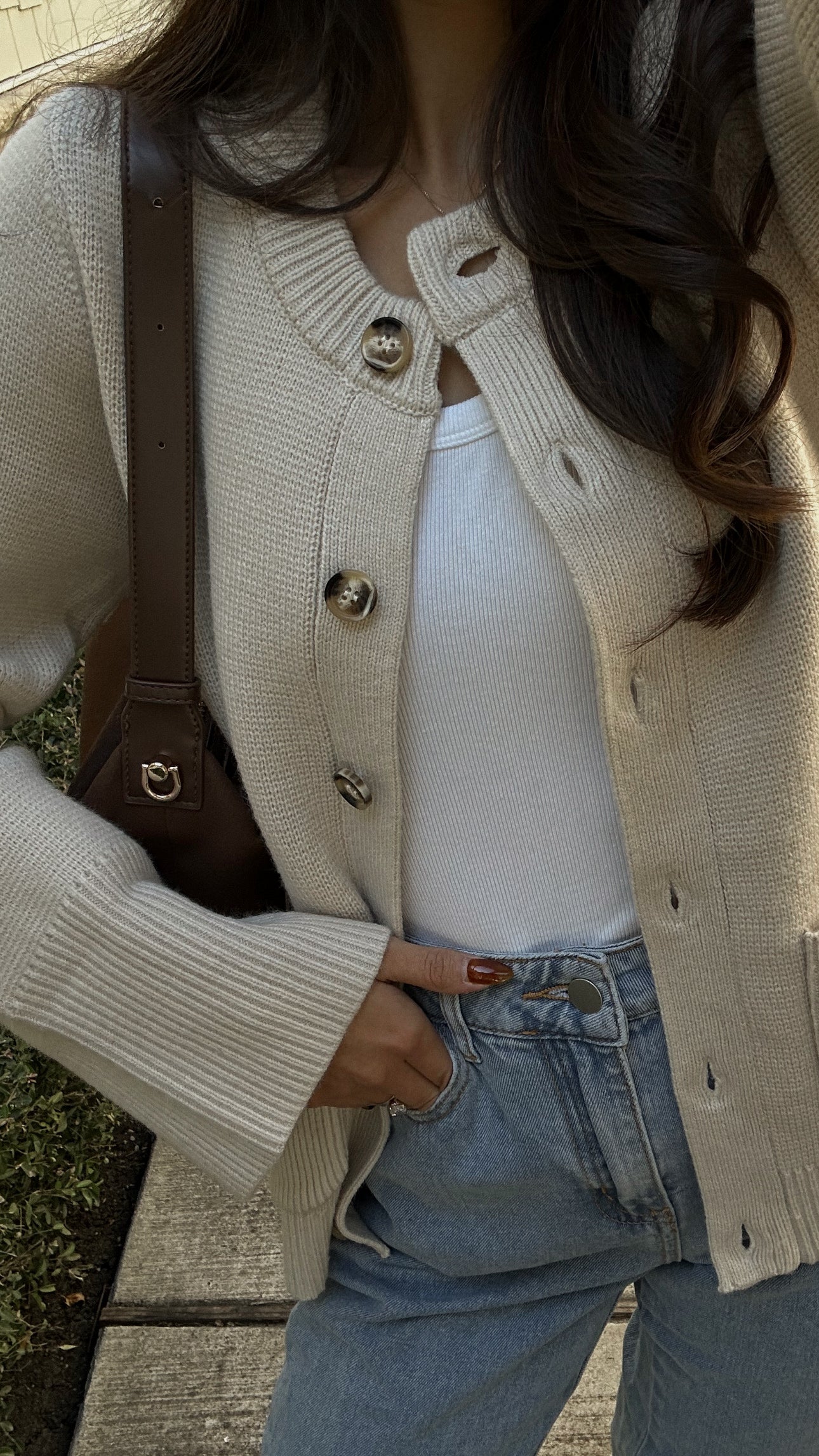 Molly Cardigan (Oatmeal)