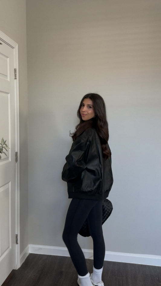 Leighton Leather Jacket (Black)