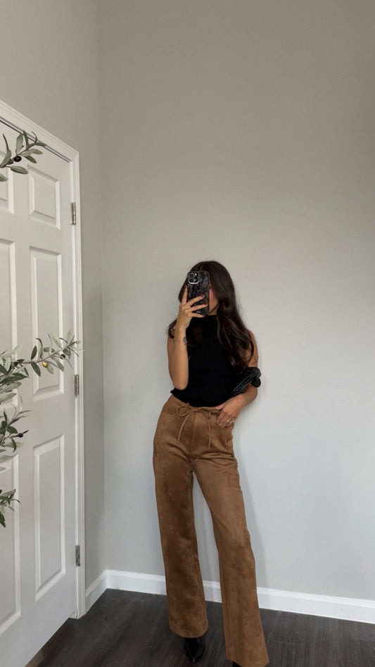 Jackson Faux Suede Pants