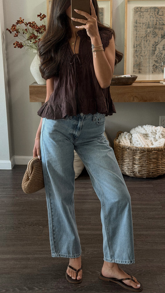 Nadia Top (Brown)