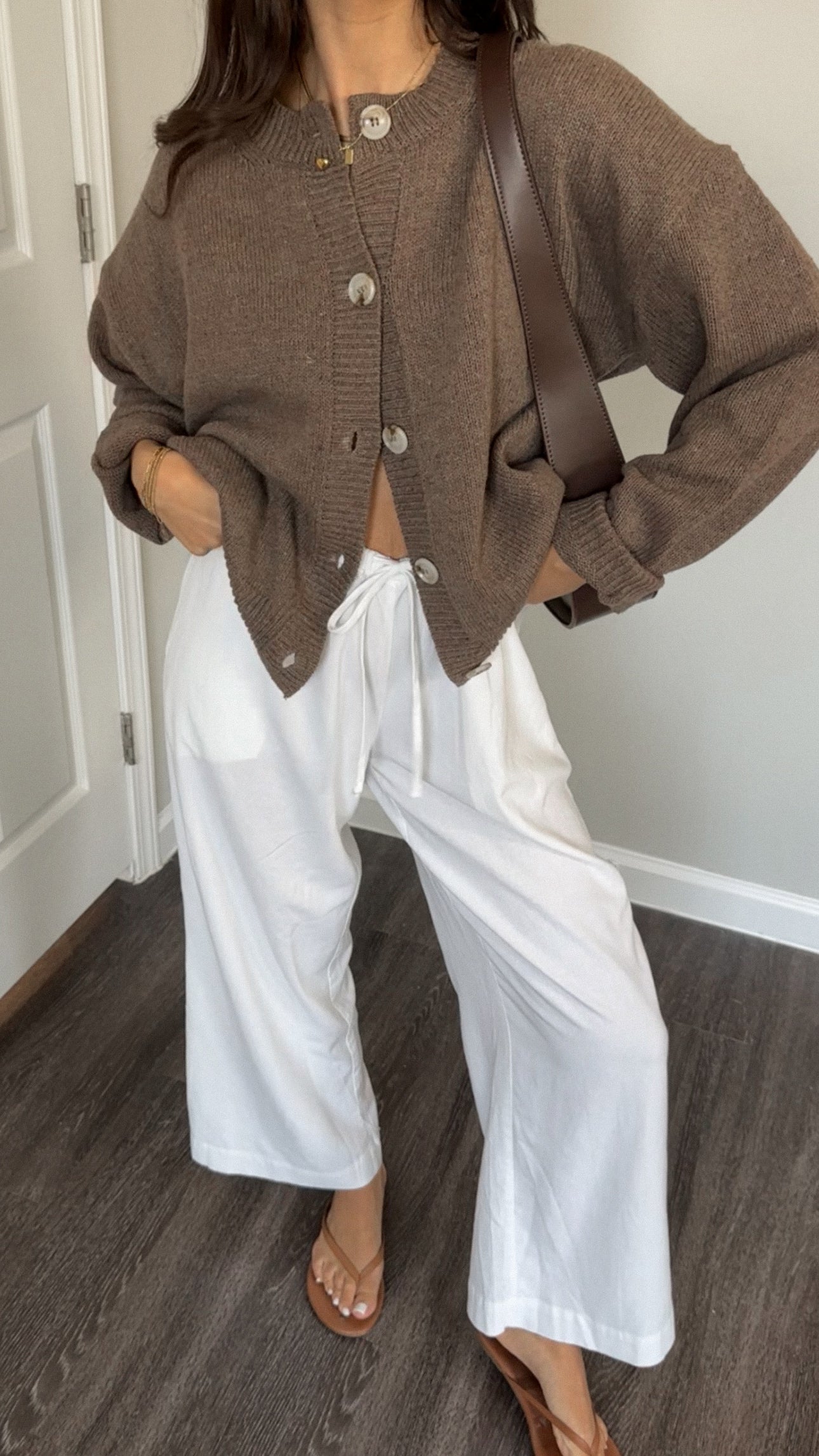 Sophia Cardigan (Chocolate)