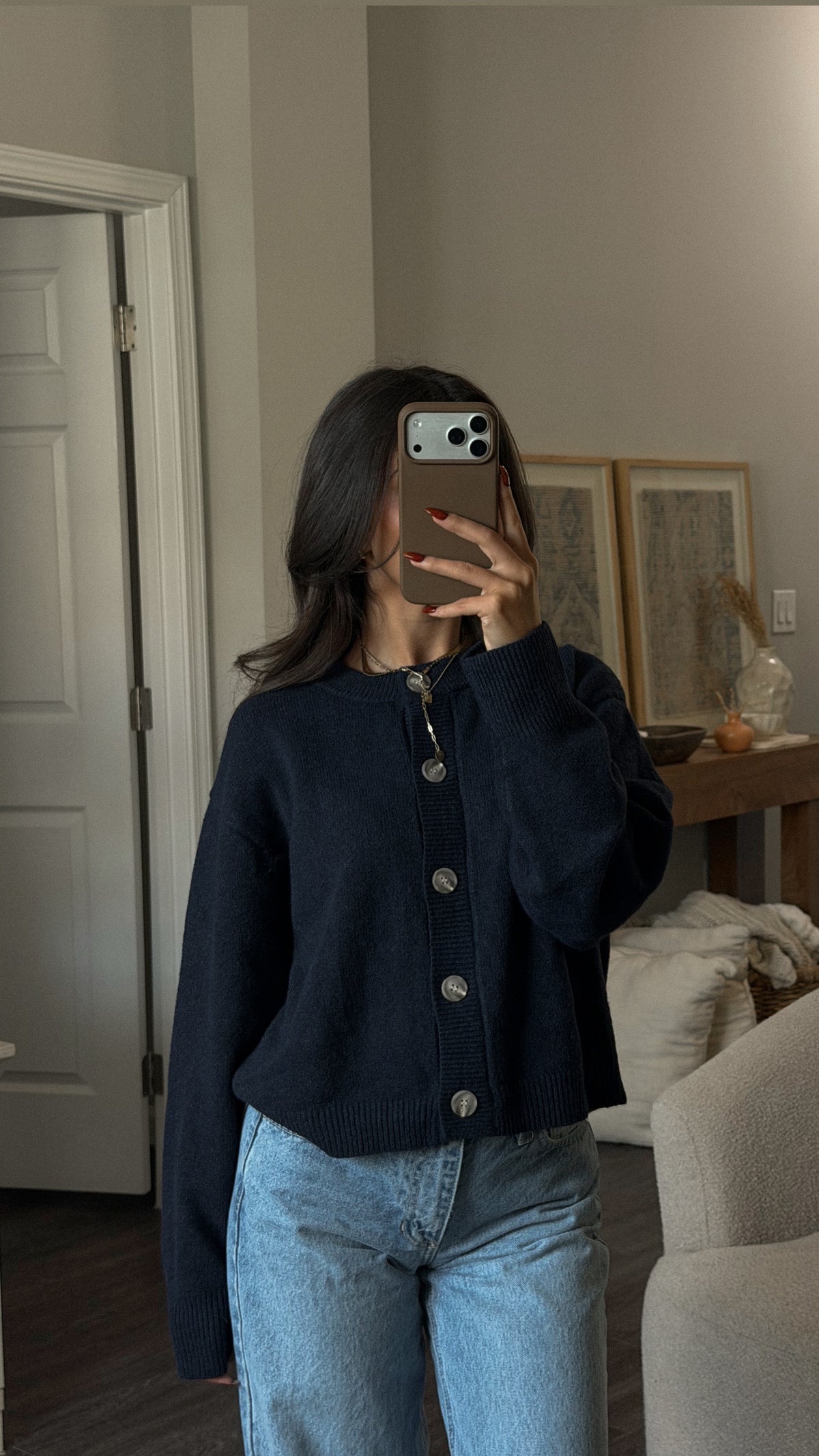 Olsen Cardigan (Navy)